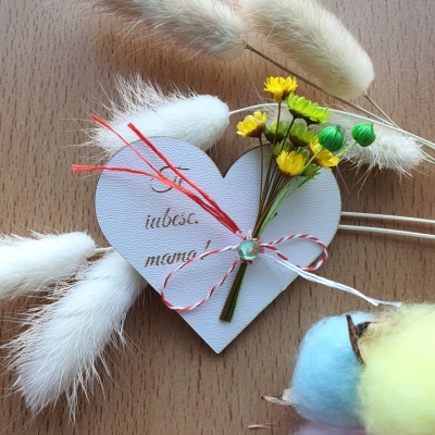Mărtisoare personalizate cu nume si flori uscate - Img 6