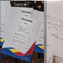 „Meniuri personalizate A5 pentru restaurante, design pentru 1 Decembrie - 