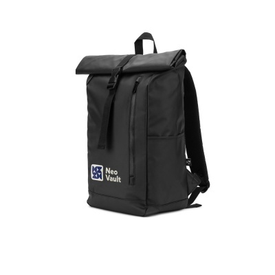 OSASCO BPACK. Rucsac Roll Top cu un design cu sistem de fermoare care permite rularea vârfului pentru a se potrivi cu volumul rucsacului, fabricat din poliester reciclat 600D - Img 2