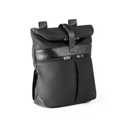 ROVER BACKPACK. Rucsac din microfibră și PU - Negru - Img 2