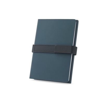 SANDERSON. Bloc de notițe A5 din PU (50% reciclat) cu două blocuri: pagini aliniate și pagini simple - Img 3