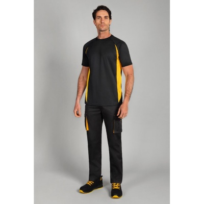 Tricou tehnic bicolor bird-eye 160g din poliester Vl SLAYER Personalizat - Img 5