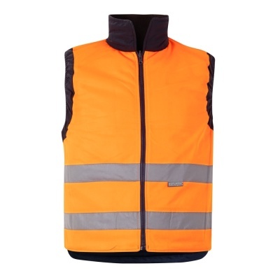VL DIANA. Vestă căptușită (220g/m²), reversibilă și cu mai multe buzunare, din poliester (100%), cu închidere cu fermoar și extractor reversibil - Img 3