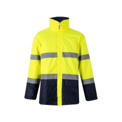 VL THEMIS LARGE. Parka bicoloră (190g/m²), din poliester (100%), cu strat PU - Img 1