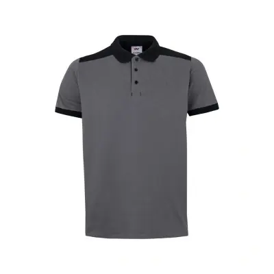 VL VELES. Cămașă polo piqué stretch bicolor (200 g/m²), cu mâneci scurte, din poliester (96%) și elastan (4%) - Img 5