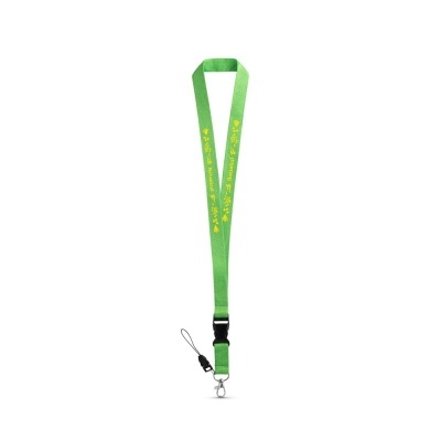ANQUETIL. Lanyard din poliester cu carabina metalică - Img 3