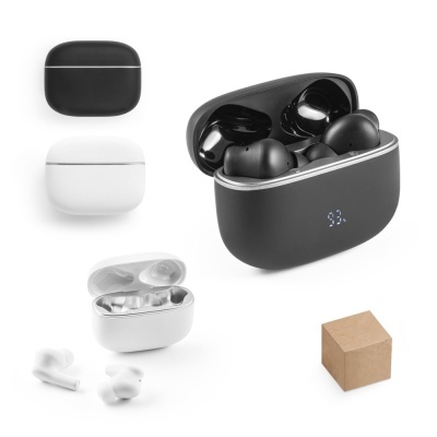 CAUBY. Căști fără fir cu ANC și 7 ore de autonomie a bateriei pe 100% rABS