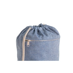 CHANCERY. Sacoșă cu cordon din bumbac reciclat (70%), poliester (30% rPET) (140 g/m²) - Img 5