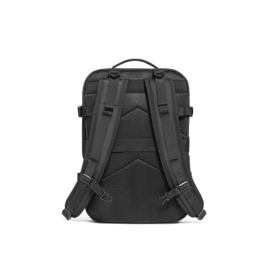 DALLAS. Rucsac de călătorie din poliester 600D reciclat de înaltă densitate pentru laptop de 17.3” - Negru - 29 L - Img 3