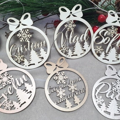 Glob lemn personalizat