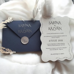 Invitație gri Sabina si Razvan - Img 1