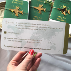 Invitație tip pasaport - Img 4
