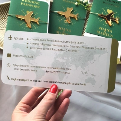 Invitație tip pasaport - Img 4