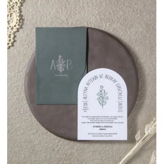 Invitații de nuntă tip arcada