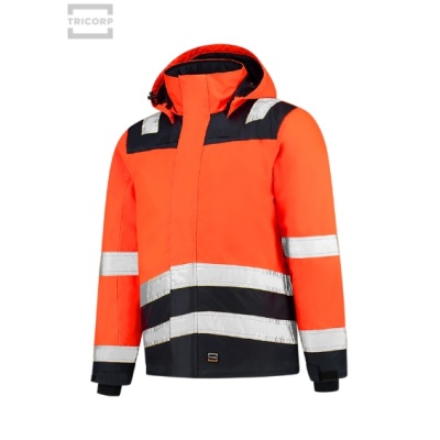 Jachetă de lucru unisex Midi Parka High Vis Bicolor