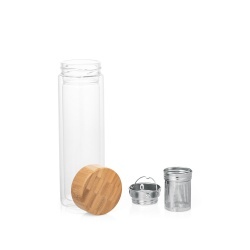 MAKAROVA. Sticlă cu infuzor 490 mL - Natural - Img 4