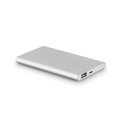 MARCET. Power bank slim 4'000 mAh din aluminiu reciclat (100% rAL) și ABS reciclat (100% rABS) - Img 4