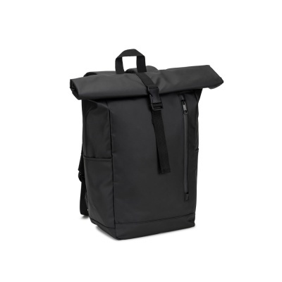 OSASCO BPACK. Rucsac Roll Top cu un design cu sistem de fermoare care permite rularea vârfului pentru a se potrivi cu volumul rucsacului, fabricat din poliester reciclat 600D - Img 3