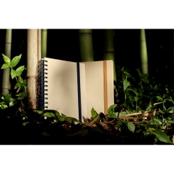 PROUST. Caiet A5 cu inele, cu copertă tare, fabricat din hârtie din trestie de zahăr (80% trestie de zahăr) cu pagini simple - Img 6