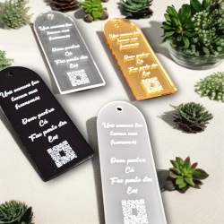 Semn de Carte Personalizat din Plexiglas – Gravură & Print UV | The Gala - Img 1