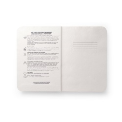 TEAPAD SEMI-RIGID. Blocnotes A5 cu copertă semi-rigidă realizată din deșeuri de frunze de ceai (65%) - Img 3