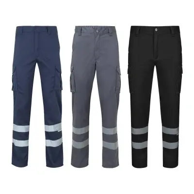 VL DIONYSUS. Pantaloni extensibili cu mai multe buzunare (240g/m²), din bumbac (46%), EME (38%) și poliester (16%)