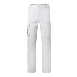 VL PAN. Pantaloni stretch cu buzunare multiple (290 g/m²), din bumbac (46%), EME (38%) și poliester (16%) - Img 4