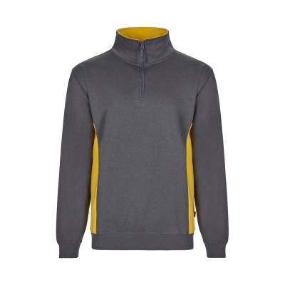 VL SVAROG. Hanorac bicolor din terry (260 g/m²), din poliester (65%) și bumbac (35%) - Img 4