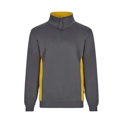 VL SVAROG. Hanorac bicolor din terry (260 g/m²), din poliester (65%) și bumbac (35%) - Img 4