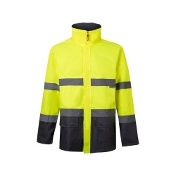 VL THEMIS LARGE. Parka bicoloră (190g/m²), din poliester (100%), cu strat PU - Img 2