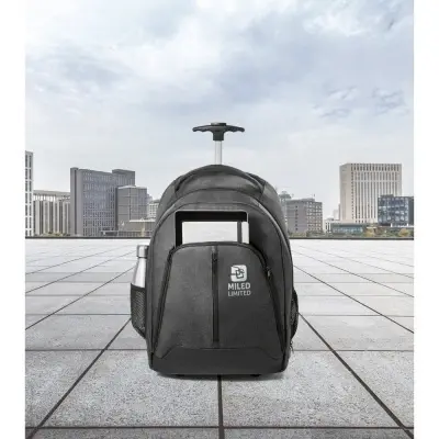 EINDHOVEN. Rucsac troler pentru laptop 15.6'' din 600D - Gri inchis - 21 L - Img 2
