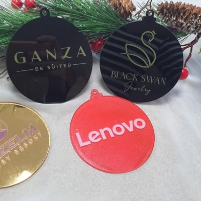 Glob plexiglas rotund personalizat cu logo - Img 4