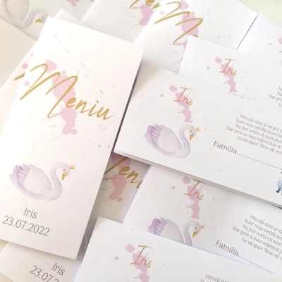 Meniu tip carte Lebada