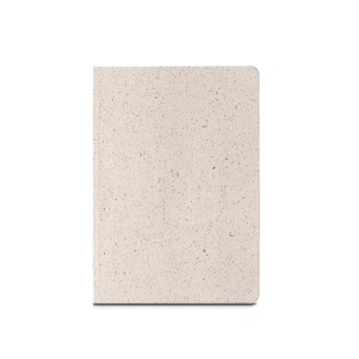 ORGANIC SEMI-RIGID. Blocnotes A5 cu copertă semirigidă din materie organică de elefant (80%) - Natural deschis