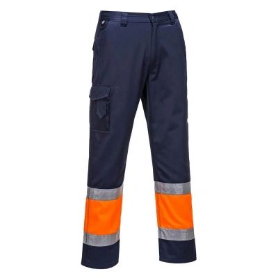 Pantaloni de serviciu Hi-Vis Lightweight Contrast clasa 1 Portwest L049, portocaliu reflectorizant