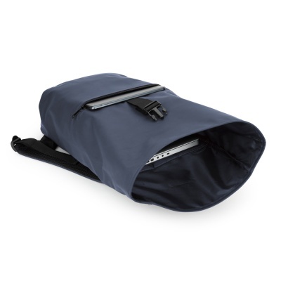 PORTLAND. Rucsac cu închidere rulată din PU, cu buzunar pentru laptop de 16" - Img 4