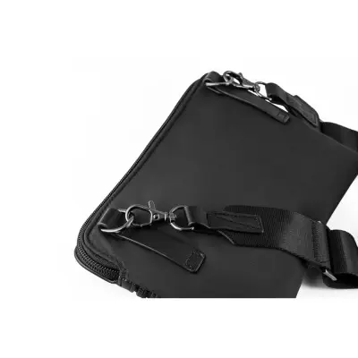 ROVER BACKPACK. Rucsac din microfibră și PU - Negru - Img 5