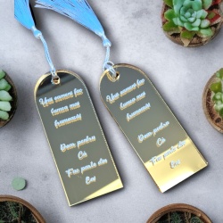 Semn de Carte Personalizat din Plexiglas – Gravură & Print UV | The Gala - Img 2