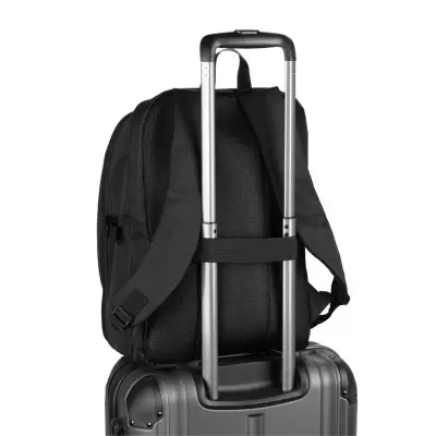 UDINE. Rucsac de călătorie cu un compartiment cu deschidere completă din poliester reciclat 300D de înaltă densitate, 16" - Img 2