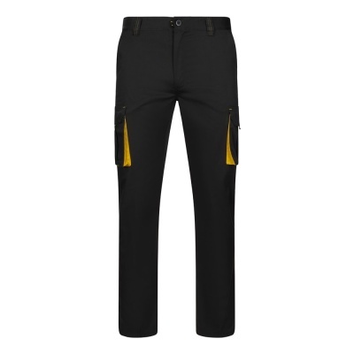 VL FIDES. Pantaloni extensibili cu buzunare multiple (240g/m²), în două tonuri, din bumbac (46%), EME (38%) și poliester (16%) - Img 2