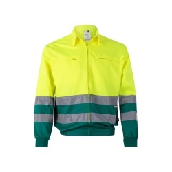 VL NEPTUNE. Jachetă twill bicolor (210g/m²) din poliester (80%) și bumbac (20%) - Img 3