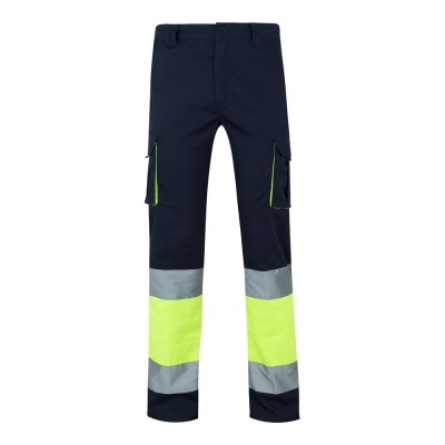 VL ZEUS. Pantaloni elastici cu două tonuri, cu buzunare multiple (240g/m²), din bumbac (46%), EME (38%) și poliester (16%) - Img 2