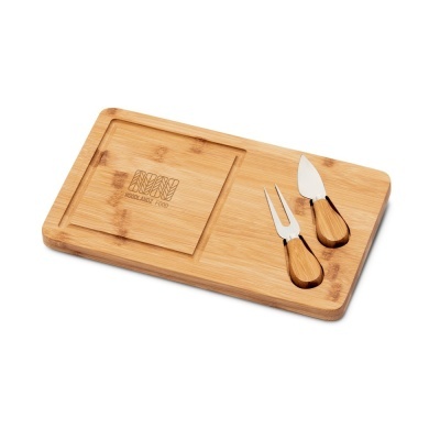 WOODS – Platou brânzeturi bambus cu accesorii - Img 4