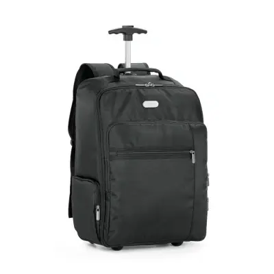 AVENIR. Rucsac trolley pentru laptop de 17” în 1680D și 300D - Negru - 28 L