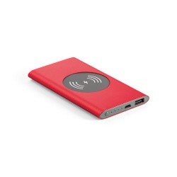CASSINI. Power bank 4'000 mAh cu încărcător wireless de 5W din aluminiu reciclat (100% rAL) - Img 2