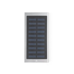 CLERK. Power bank de 8'000 mAh cu panou solar din aluminiu 100% reciclat - Img 3
