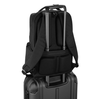 COPENHAGEN. Rucsac din twill reciclat hidrofug cu două buzunare frontale mari, 17.3" - Img 3