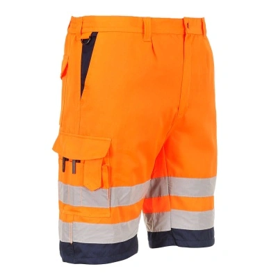 Pantaloni scurți Hi-Vis Lightweight Polycotton Hi-Vis Portwest L043, portocaliu reflectorizant