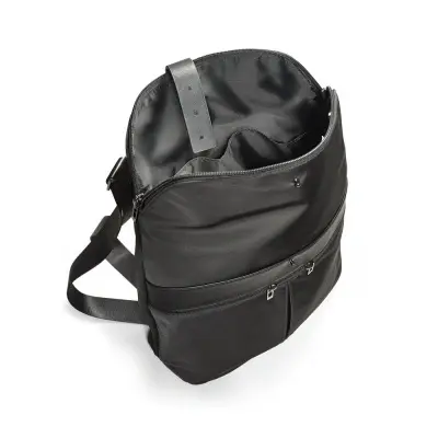 ROVER BACKPACK. Rucsac din microfibră și PU - Negru - Img 6