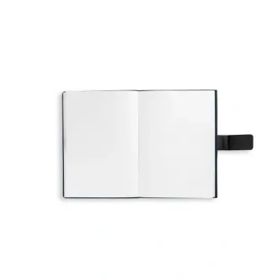 SANDERSON. Bloc de notițe A5 din PU (50% reciclat) cu două blocuri: pagini aliniate și pagini simple - Img 4